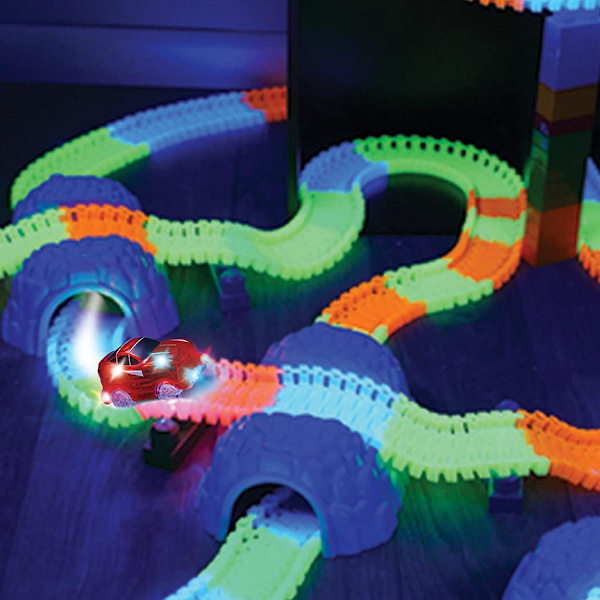 Magic Tracks LED Självlysande Bilbana