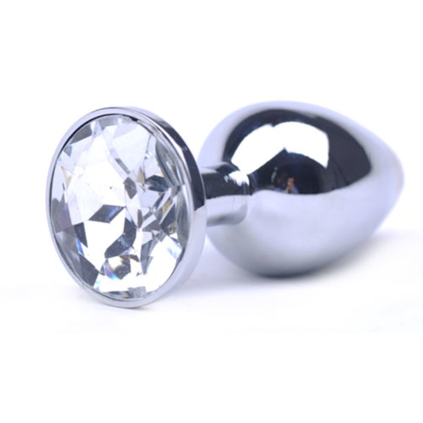 Buttplug Metall 2,5 cm Silver