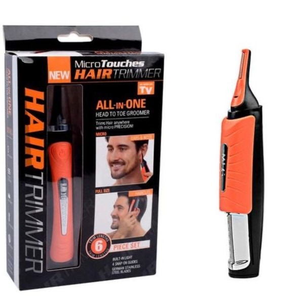 Micro Touch 6 i 1 Hår- & Ansiktstrimmer