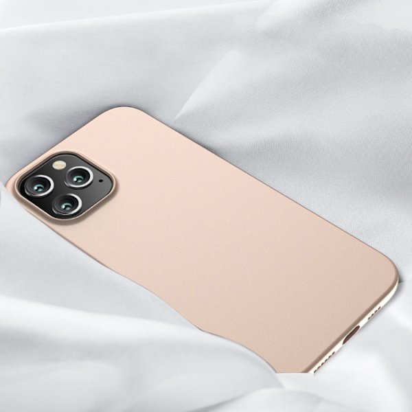 X-level iPhone 12 & 12 Pro tunt TPU skal Guld