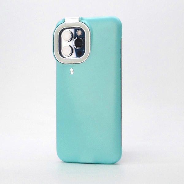 (Lyseblå) Fill Light telefoncover til Iphone12/12 Pro