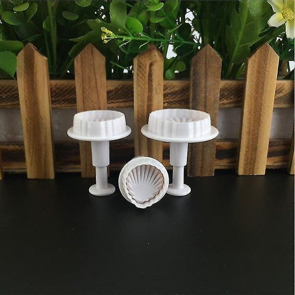 Kakformar Nya Kammussleformade Aromatiska Gipsformar DIY Kammussleform Kakform 6 set