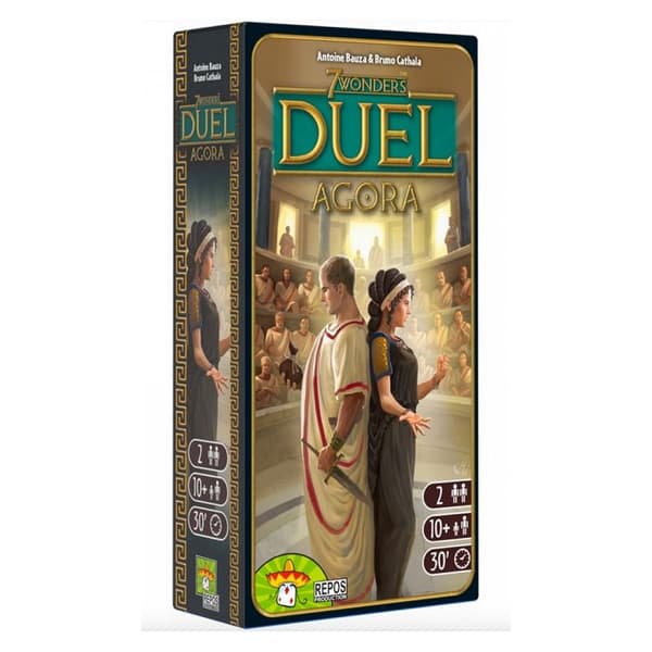 Agora 7 Wonders Duel Utvidelse - Brettspill - ASMODEE - Agora - 10 år - 2 spillere - 30 minutter