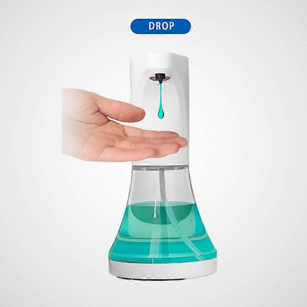 Automatisk skumtvåldispenser Beröringsfri Automatisk Induktion Badrum Justerbar Stor Kapacitet 430ML Kökstillbehör drop
