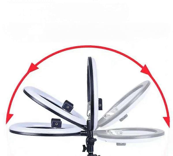 16CM Selfie Ring Light med Stativ, LED Ring Light för Livestream/Smink