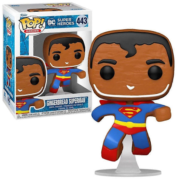 Piparkakku Superman Pop! DC Comics Vinyylihahmo Multicolor One Size