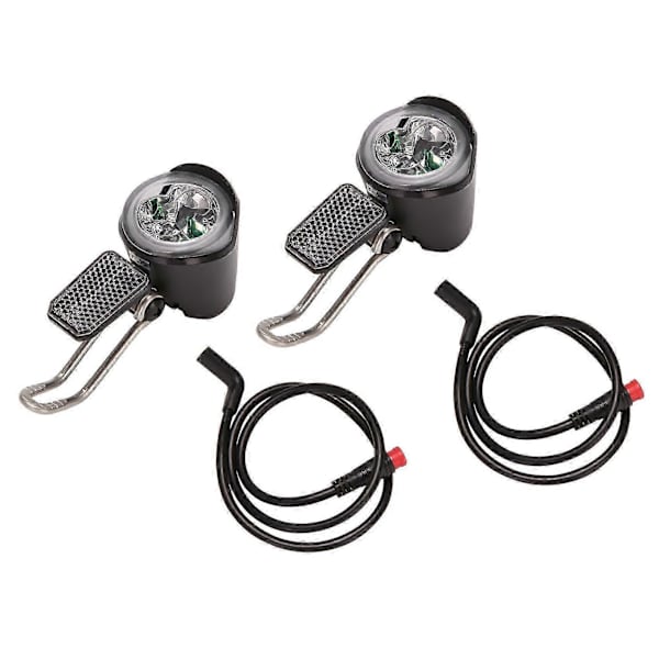 2X E-Pyörän LED-ajovalo 6V 12V 24V 36V 48V 60V Polkupyörän valo Vedenpitävä etuvalo