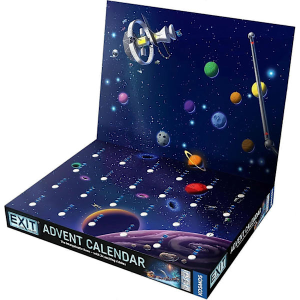 Exit Adventskalender - Det Intergalaktiska Loppet Brädspel