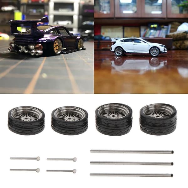 1:64 Skala 11 mm Hjul Gummidæk til Matchbox Biler Køretøjer Dele B4