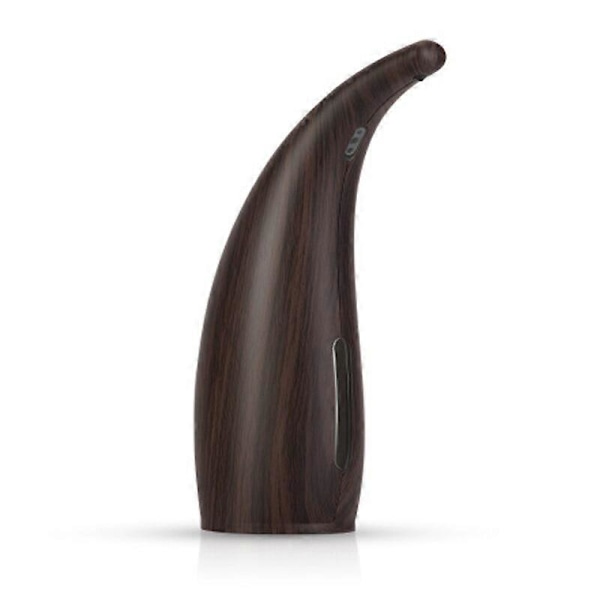 300ML Automaattinen nestesaippua-annostelija Älykäs sensori Keittiö Kylpyhuone Saippua-annostelija Käsienpesupullo Kotitarvikkeet Dark wood grain