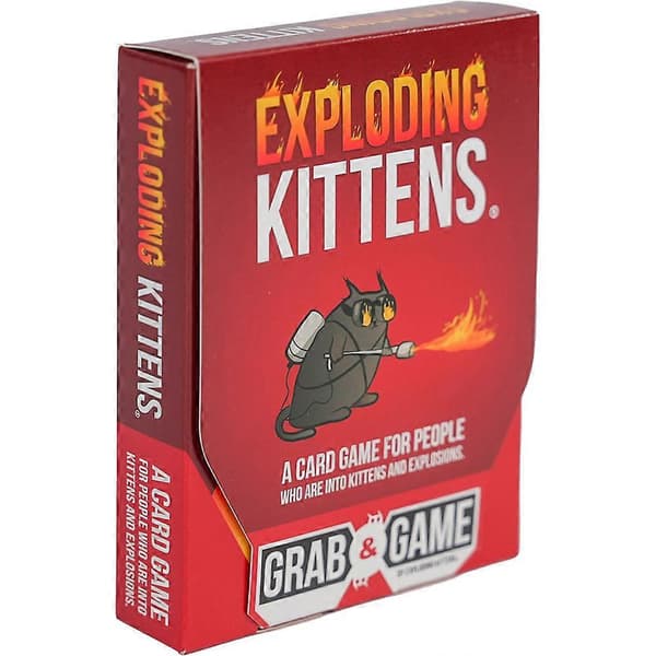 Grab & Game Exploding Kittens -seurapeli hauskoihin ja mukaansatempaaviin pöytäpeleihin