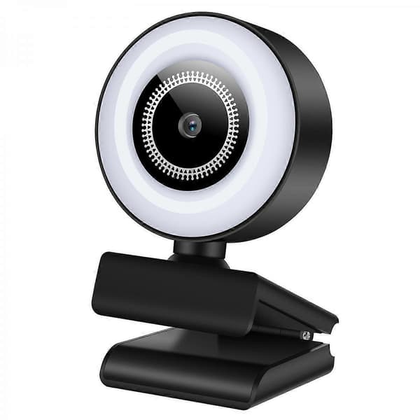 1080P Fyldlys Kamera Mini Bærbar Fyldlys USB Computer Kamera