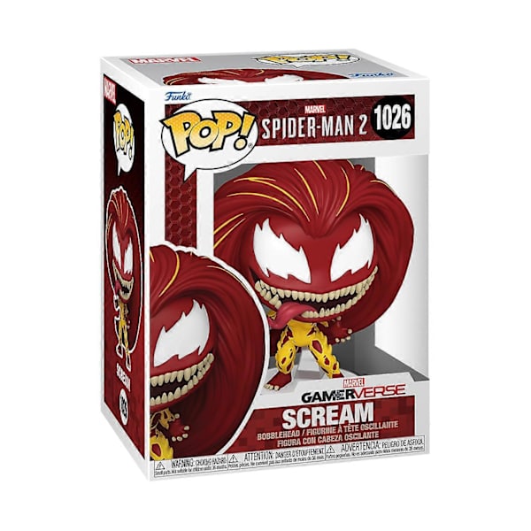 Scream Spider-Man 2 Pop! Games Vinyylihahmo Multicolor One Size
