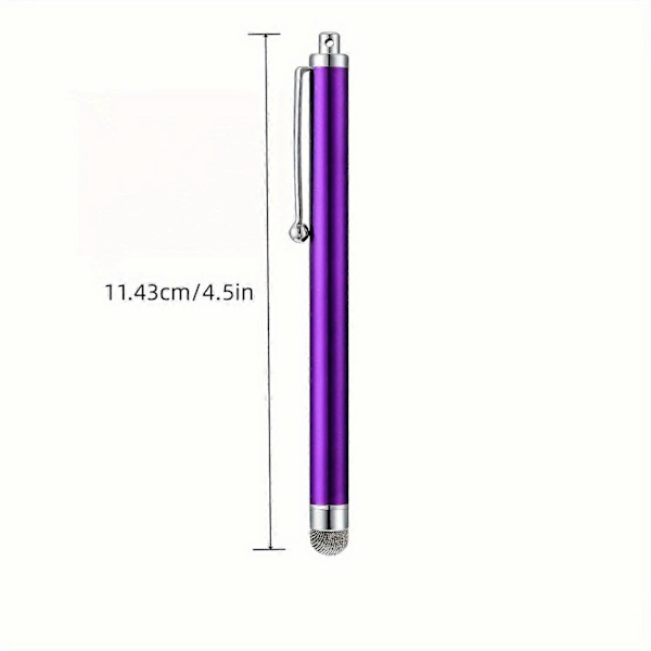 3/5/10 kpl/setti verkkokuitu kapasitiivinen kosketuskynä metallinen kosketusnäyttökynä kaikkiin kapasitiivisiin näyttöihin älypuhelin tabletti pudotus 3pcs-Random Color