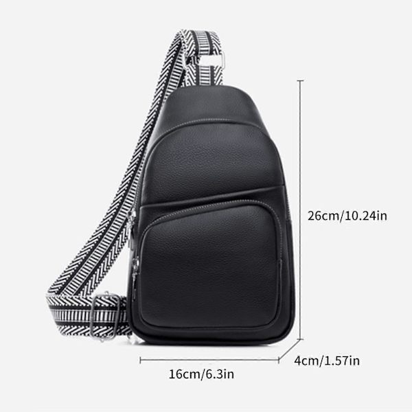 Monipuolinen vyölaukku pieni crossbody-laukku säädettävällä hihnalla tyylikäs naisten rintalaukku PU-laukku sopii päivittäisiin retkiin valkoinen Gray