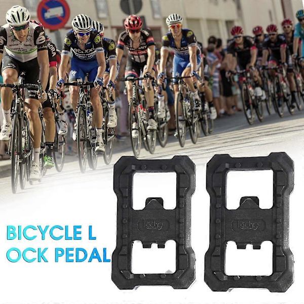 1/2 STK. RichyDurable Clipless Pedal SPD Clipless Pedal Platform Adaptere til M520 M540 M8000 M9000 MTB Pedaler Style A 2pcs