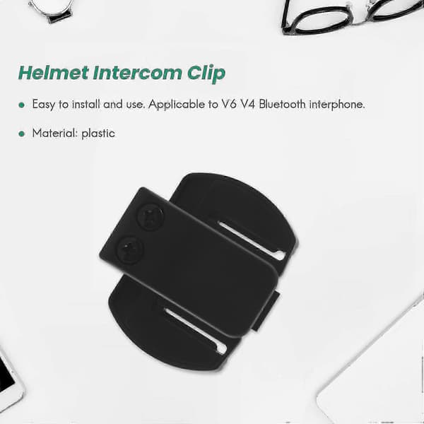 2 kpl Vnetphone V6 V4 V2-500c Intercom -lisätarvikkeet, kypäräpuhelinpidike, moottoripyörä f26