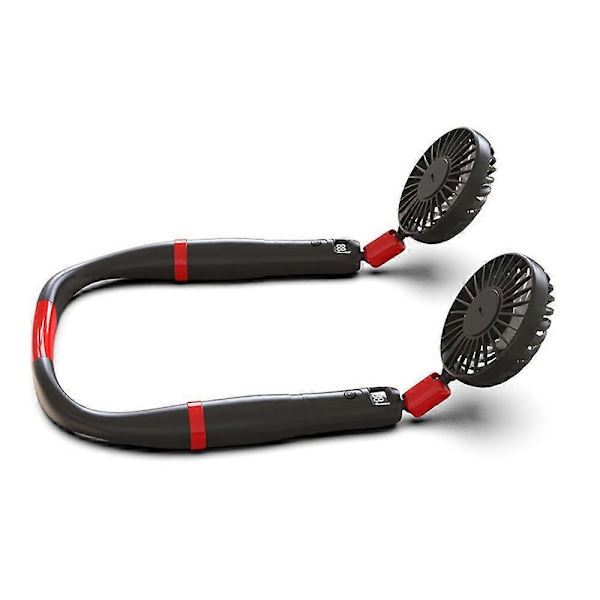 Kannettava henkilökohtainen handsfree-tuuletin (musta)