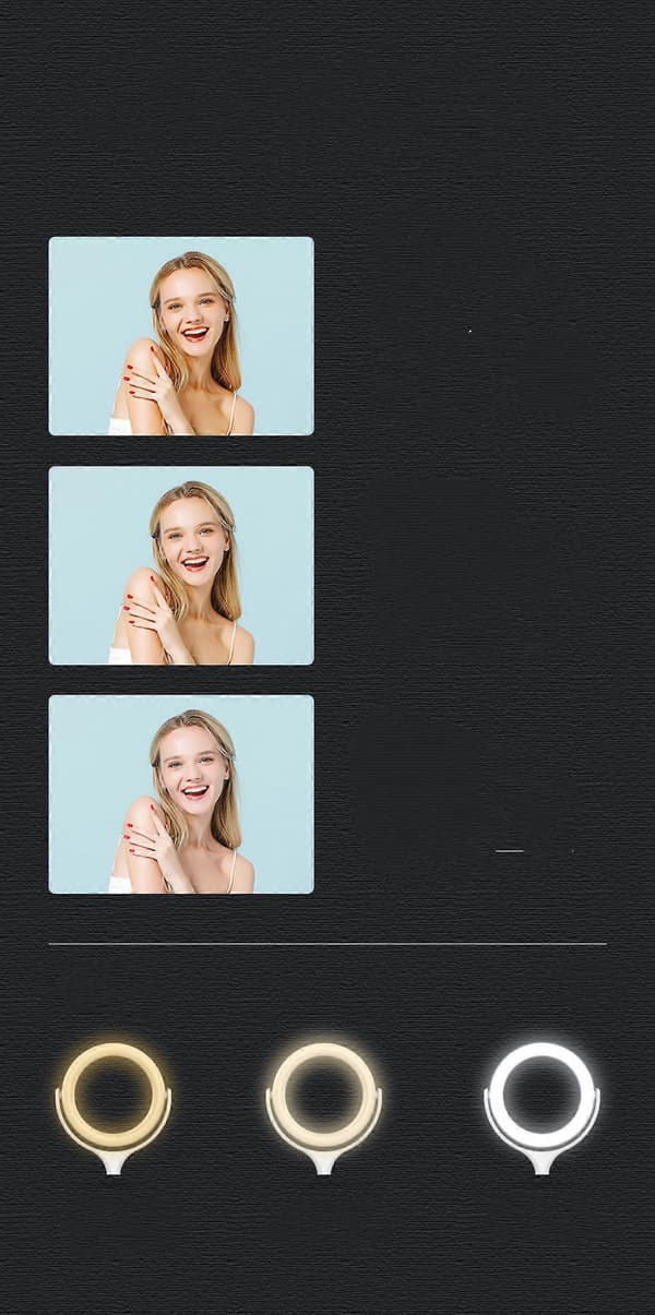 Skrivebordsringlys for datamaskin bærbar PC, Selfie-sirkellys for Zoom-samtaler, Videokonferansebelysning, Skrivebord Selfie-ringlys Webkamera-belysning
