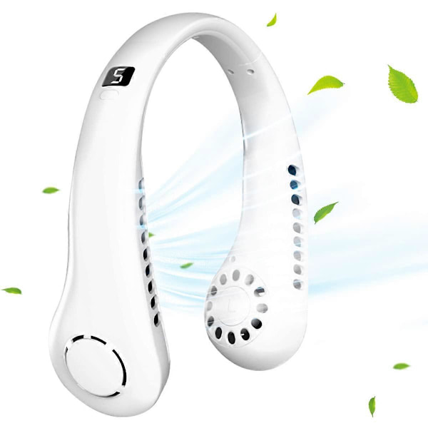 Kannettava Bladeless Personal USB Neck (VALKOINEN)