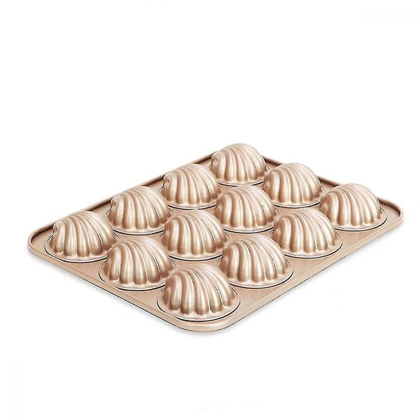 Kakformar 12 Håligheter Non-stick Madeleine Kakformar
