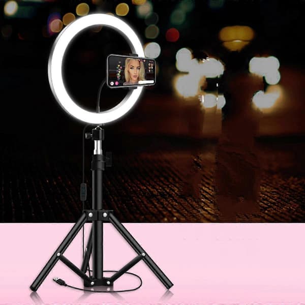 26 cm udfyldningslys ringlys supplerende lys LED-lys foldbart udfyldningslys