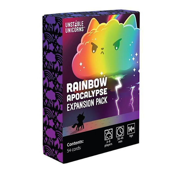 UNICORN BRÄDSPEL KORTSPEL - Regnbåge