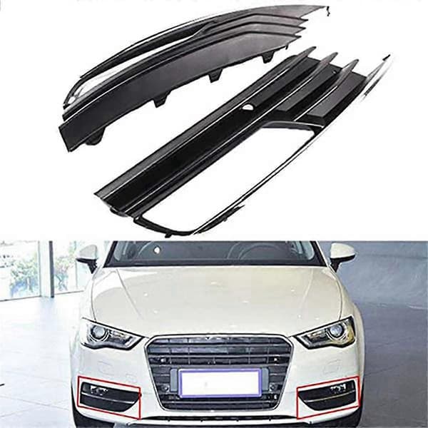 Bil Frontfanger Tåkelys Deksel Tåkelys Grill For A3 Sedan 2013-2017 8v5807681a 8v580768