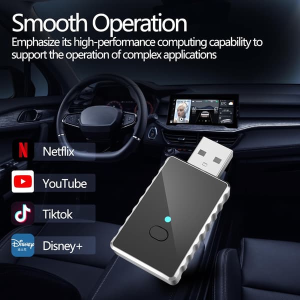 Trådløs Carplay-boks OTTOCAST Carplay-konverteringsadapter smart bilforbindelsesboks
