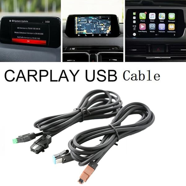Bil Carplay og Android Auto USB-kabel Tk78-66-9u0c Carplay-kabel til 2 3 6 -3 -5 Mx5