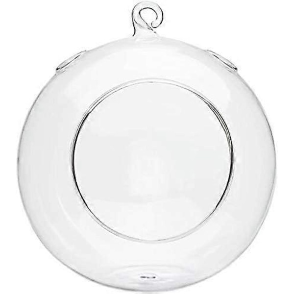 Hängande blomkruka i glas, 15 cm, 2-pack