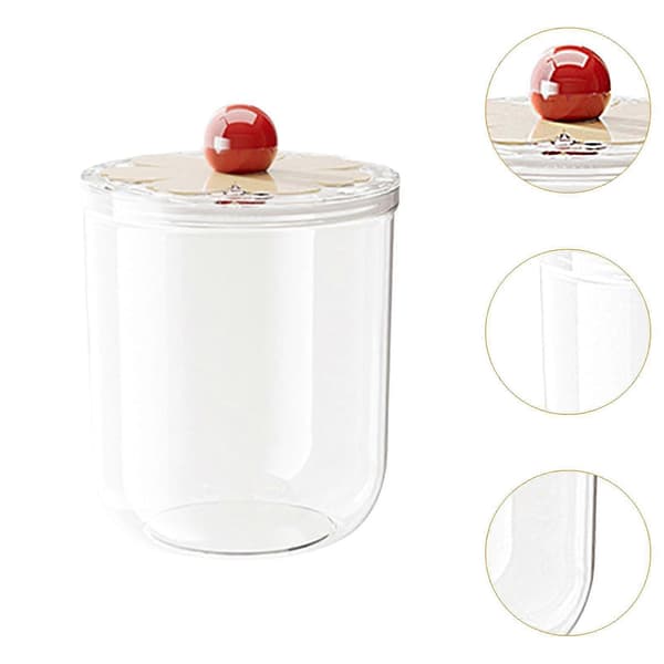 Matbeholder Nøtter Beholder for Kaffebønner Mel Oppbevaring Tørr Mat 900ml Clear 1400ml