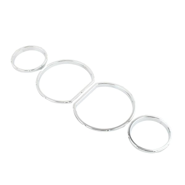 4st Instrumentbräda Mätartavla Ram Set för Street Glide 2014-2013 Silver
