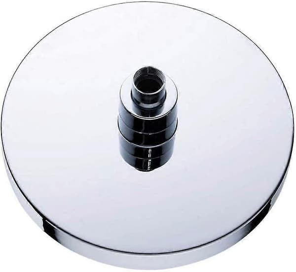 20cm*20cm Trefärgs Temperaturkontroll Topp Dusch ABS Rund LED Duschhuvud