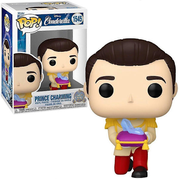 Prins Charming Askepot 75-års Pop! Disney Vinyl Figur Multicolor One Size