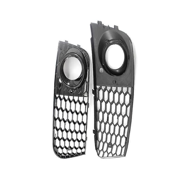 Mesh Tåkelysramme Tåkelys Grill kompatibilitet A4 B8 Rs4 2009-2012 Glossy Black 8kd807682 8kd807681