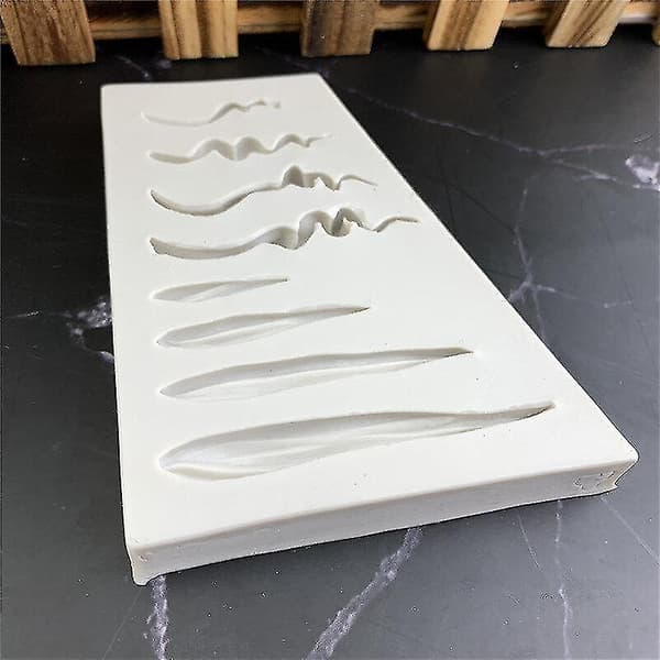 Kageforme Nye Krøllede Hår Form Dråbe Lim Form DIY Liu Hai Form Kagedekorationsform 2 stk