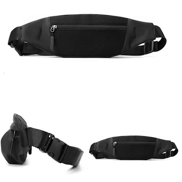 Crossbody Vyölaukku Nyloninen Vyölaukku Muodikas Trendikäs Matkavyölaukku Suuri Urheilukassi Teini-ikäisille Aikuisille Rintalaukku Harmaa Black