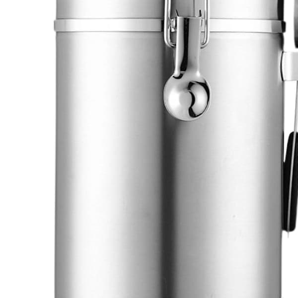 Kaffedåse Gadgets Kaffeopbevaringsbeholder til Te Kager Kaffebønner Sølv 1,2L Optional Silver 1.8L