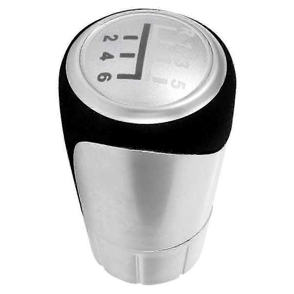 6-växlad växelspaksknopp för E81 87 E46 E90 E91 E92 25110429269 Black  Silver