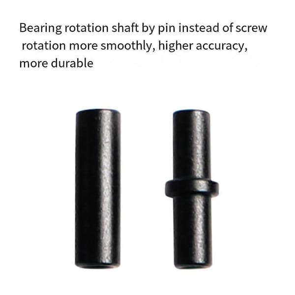 3D Printer Tilbehør CNC Aluminium Legering AB Motor Sæde Kit Hul Vægt Reduktion Egnet til VORON 2.4 R2 Black