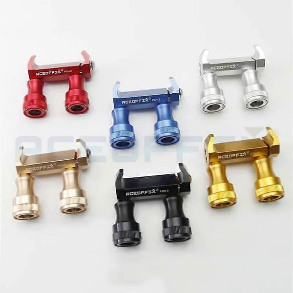Aceoffix Foldbar Cykel Quick Release Pedalholder til Brompton foldecykel pedal aluminiumslegering aceoffix champagne