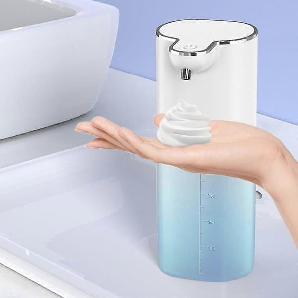Automatiske Skumsåpedispensere Baderom Smart Vaskemaskin med USB-lading Spray/Gel Såpedispensere for Håndvask A Foam