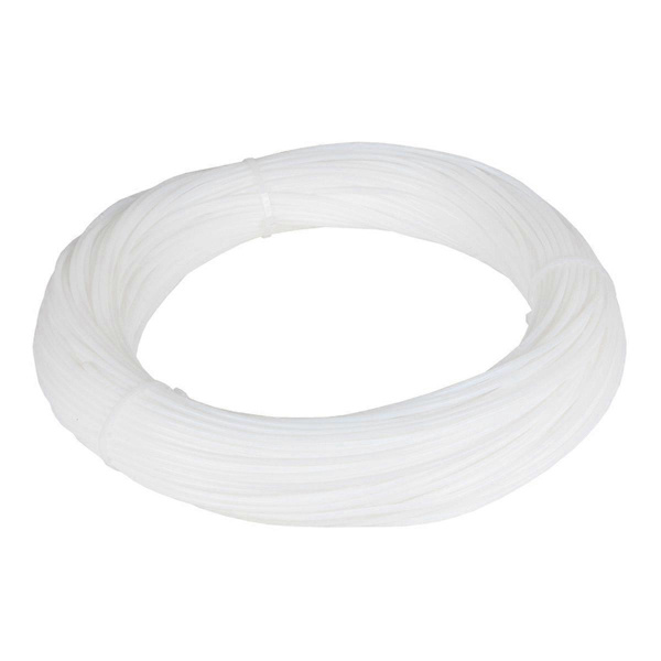 1 rulle 100 meter 4x2,5 mm føderør PTFE-rør ekstruder filamentdele til 3D-printer White