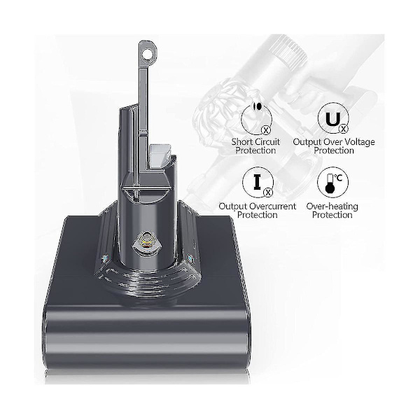 Ersättnings V7 Batteriadapter 21.6v För V7 Animal/extra/mattress/absolute/trigger/allergy Dammsugare