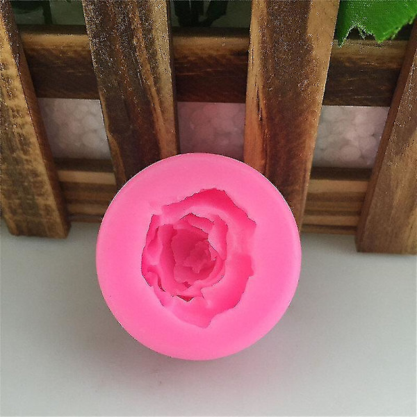 Kageforme Den Nye 3d Stereoskopiske Roseform Aromaterapi Gipsform 2 stk