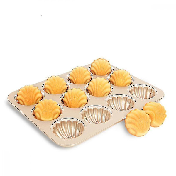 Kageforme 12 Cavyty Non-stick Madeleine Kagebageforme