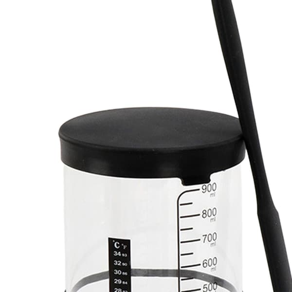 Surdejsglas Sæt Fermenteringsglas Bred Mund Surdejsstarter Beholder Style A 15x10cm