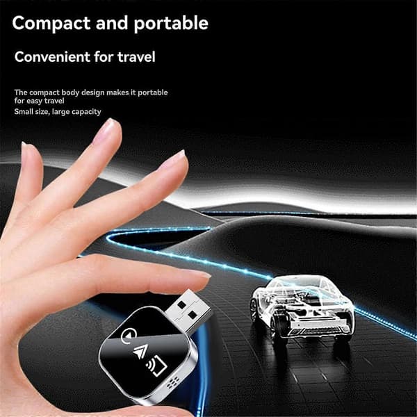 3-i-1 Trådløs Carplay Smart Mirror Link Carplay Android Auto USB Dongle Adapter Kablet Carplay til Wi