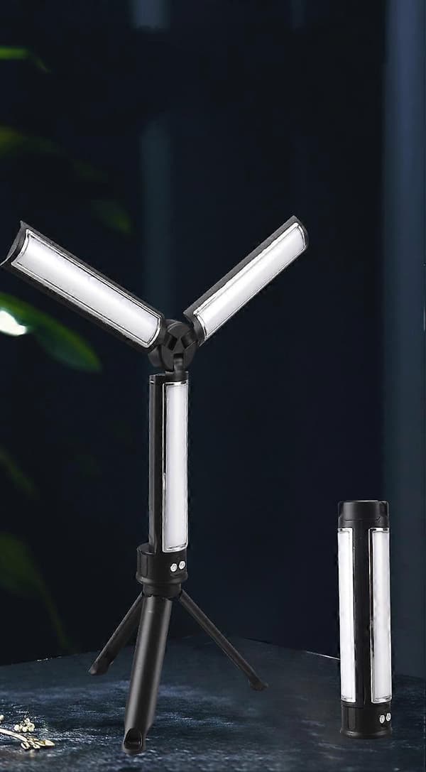 3-bladet LED Sammenleggbar Fyllelys